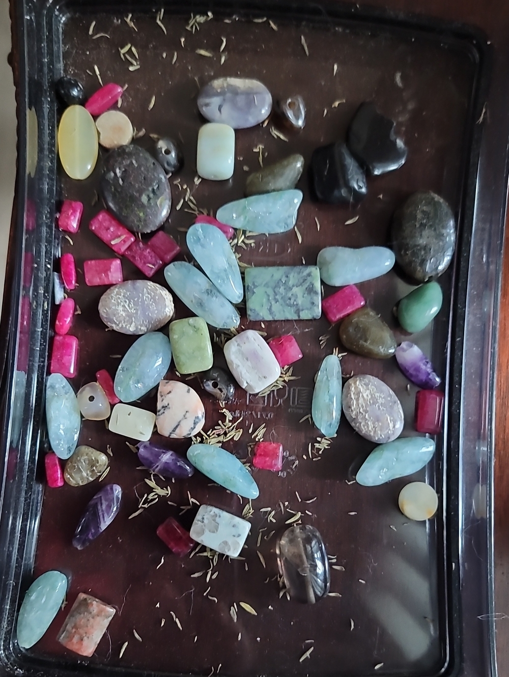 Bead & Gemstone Sorting Tray - Black Jewelry Organizer
